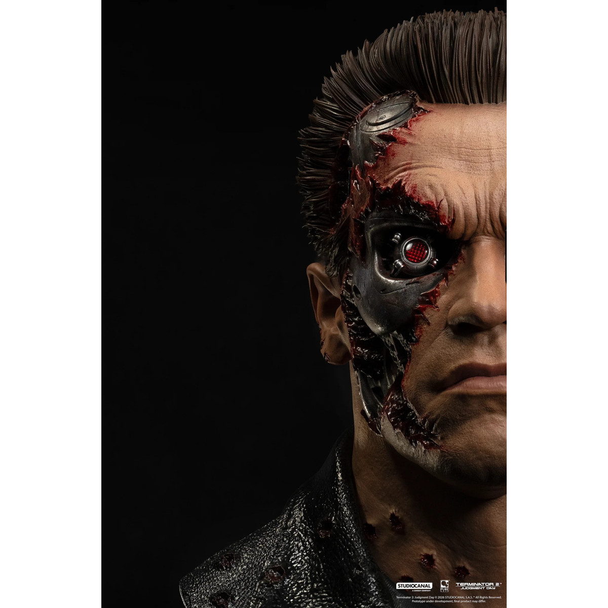 Pure Arts Terminator 2 T-800 Model 101 Battle Damaged Art Die Maske