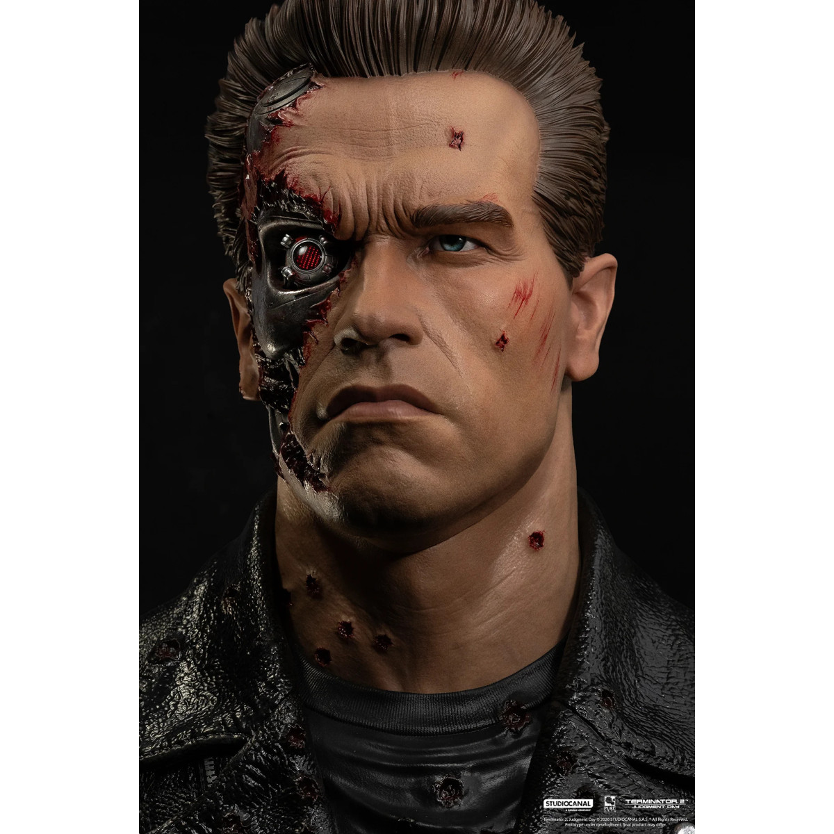 Pure Arts Terminator 2 T-800 Model 101 Battle Damaged Art Die Maske