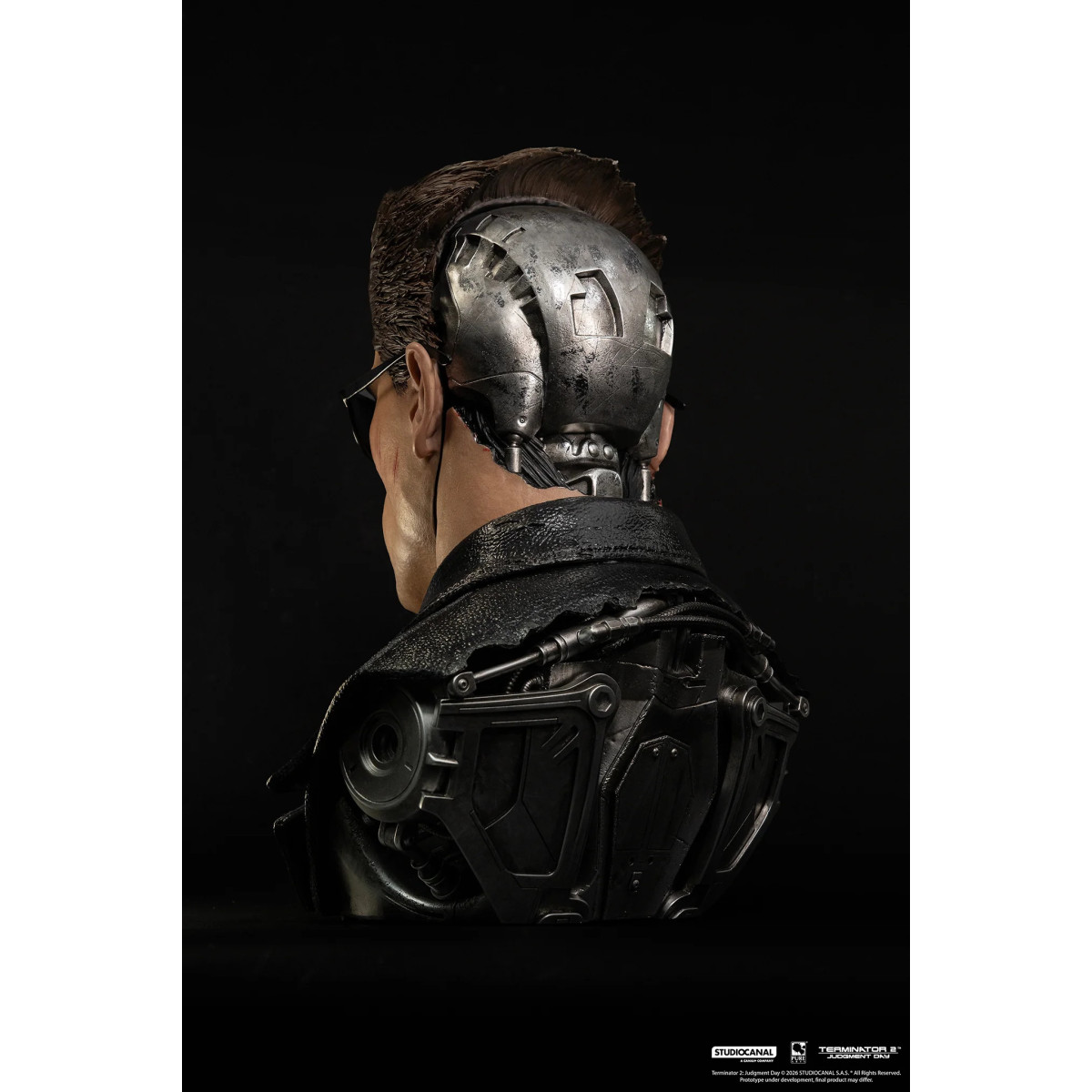 Pure Arts Terminator 2 T-800 Model 101 Battle Damaged Art Die Maske