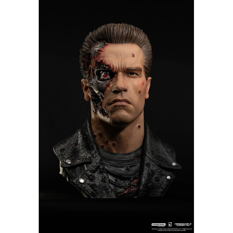 Pure Arts Terminator 2 T-800 Model 101 Battle Damaged Art Die Maske
