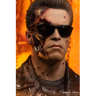 Pure Arts Terminator 2 T-800 Model 101 Battle Damaged Art Die Maske