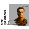 Pure Arts Terminator 2 T-800 Model 101 Battle Damaged Art Die Maske