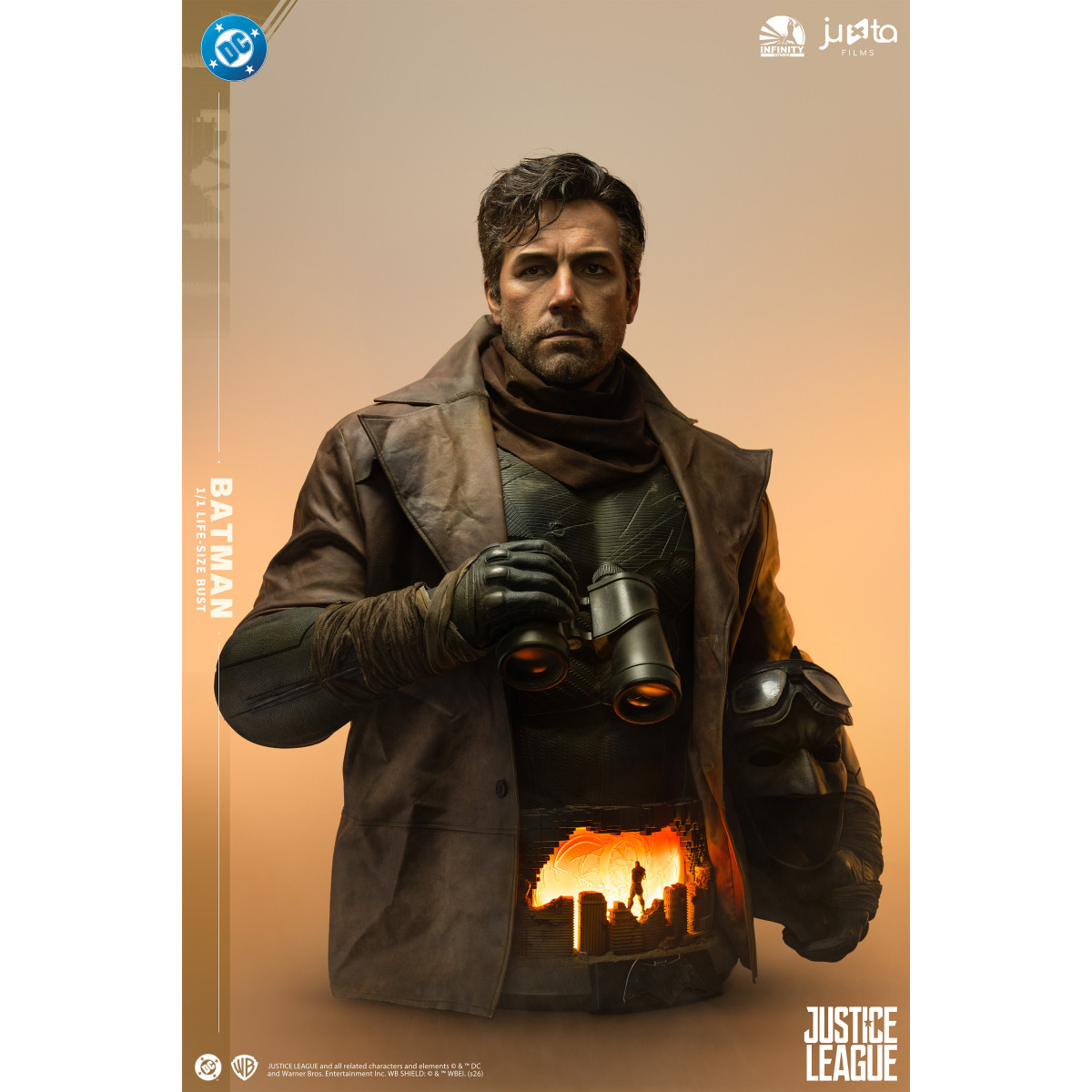 Infinity Studio × Juxta Films - "Zack Snyder's Justice League" Knightmare Batman 1/1 Half-Scale Bust