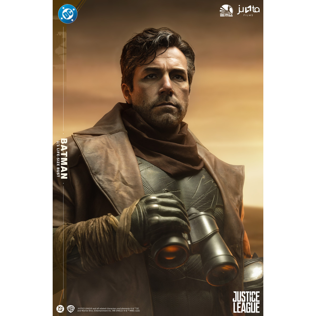 Infinity Studio × Juxta Films - "Zack Snyder's Justice League" Knightmare Batman 1/1 Half-Scale Bust