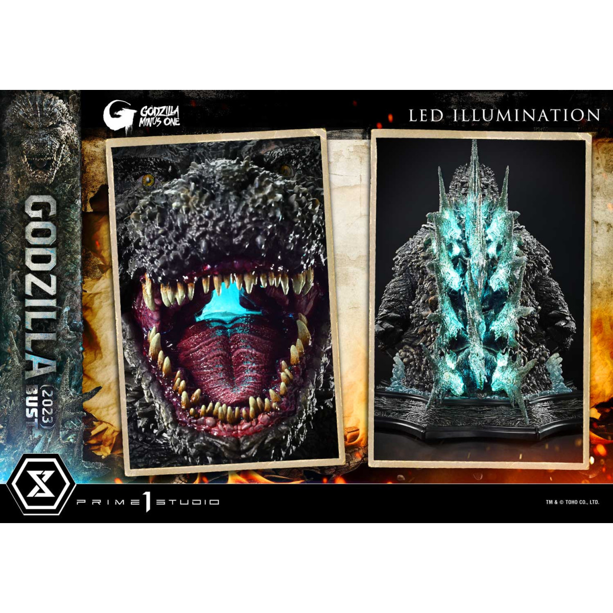 Prime 1 Studio - Büste Godzilla - Godzilla Minus One (2023) Bonus Version
