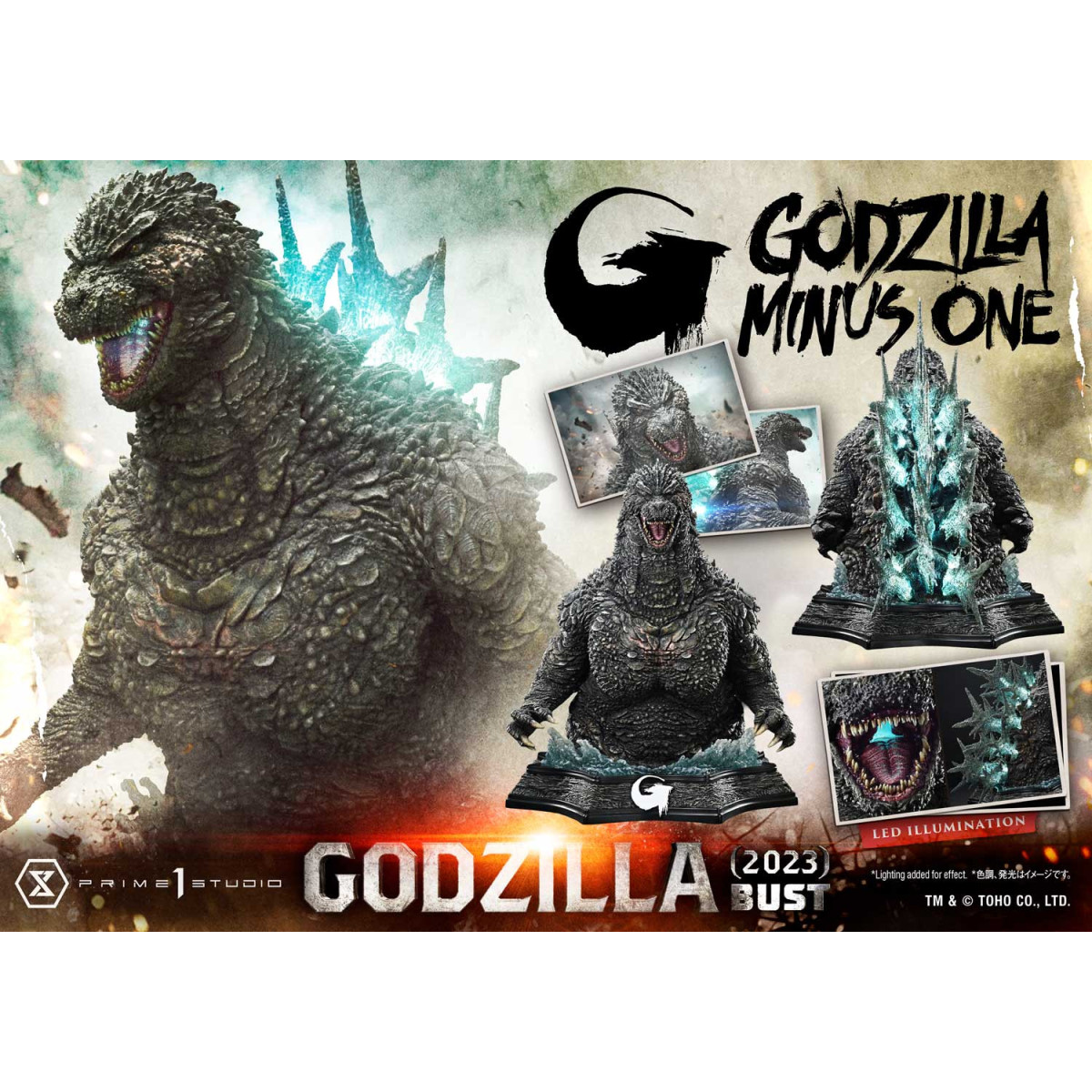 Prime 1 Studio - Büste Godzilla - Godzilla Minus One (2023) Bonus Version