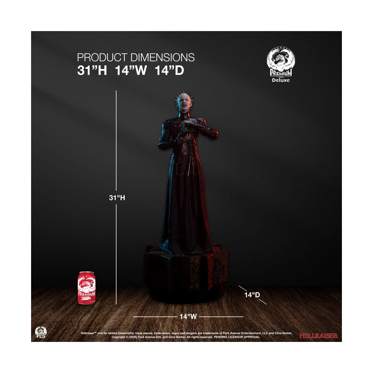 Premium Collectibles Studio PCS - Pinhead Deluxe Edition 1/3 - Hellraiser: Der Pakt