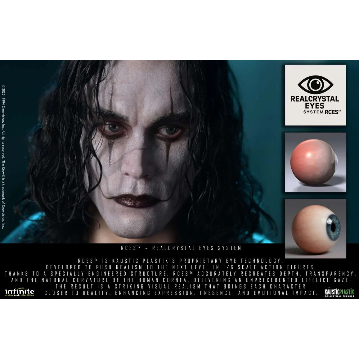 Infinite Statue X Kaustic Plastik - Maestro - Eric Draven Luxury Action Figure Deluxe Edition 1/6 - - The Crow / Die Krähe