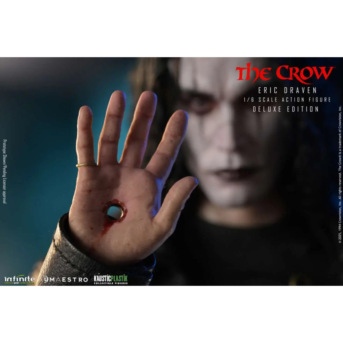 Infinite Statue X Kaustic Plastik - Maestro - Eric Draven Luxury Action Figure Deluxe Edition 1/6 - - The Crow / Die Krähe