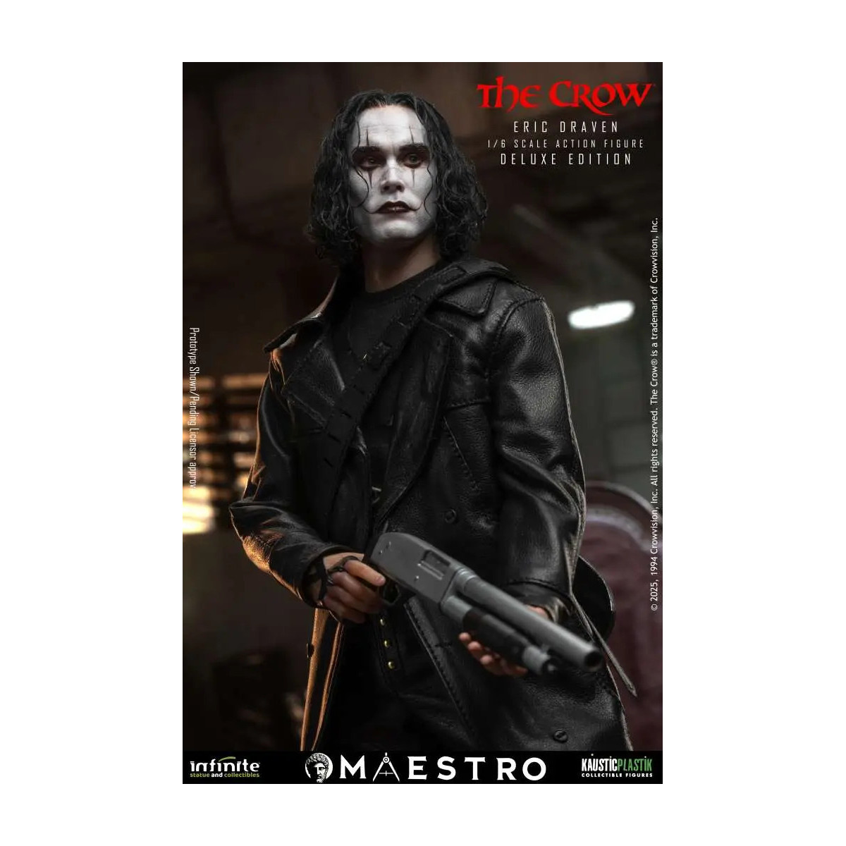Infinite Statue X Kaustic Plastik - Maestro - Eric Draven Luxury Action Figure Deluxe Edition 1/6 - - The Crow / Die Krähe