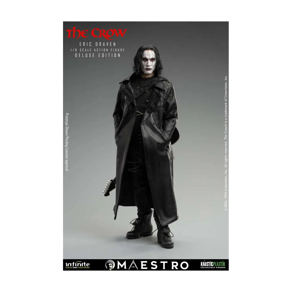 Infinite Statue X Kaustic Plastik - Maestro - Eric Draven Luxury Action Figure Deluxe Edition 1/6 - - The Crow / Die Krähe