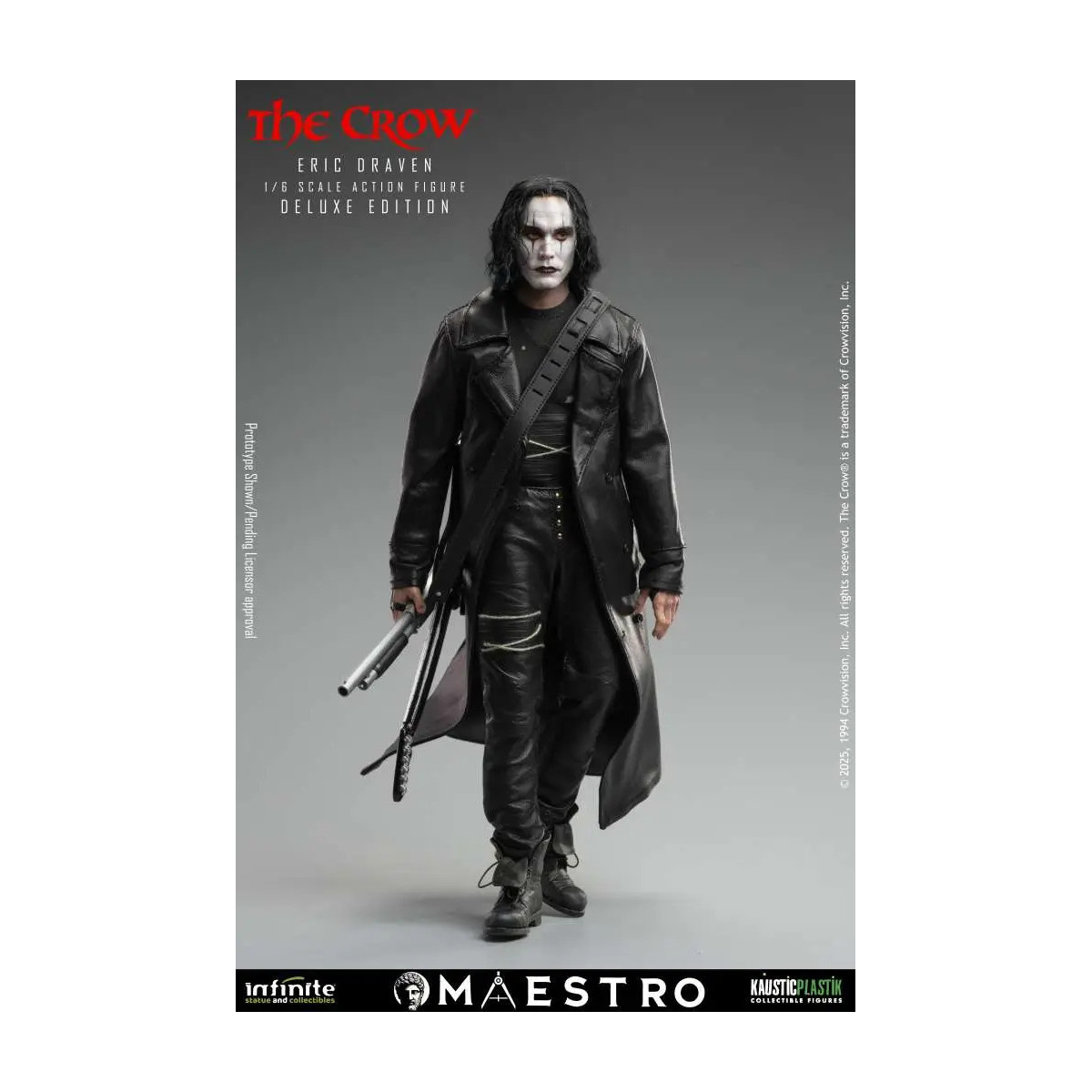 Infinite Statue X Kaustic Plastik - Maestro - Eric Draven Luxury Action Figure Deluxe Edition 1/6 - - The Crow / Die Krähe