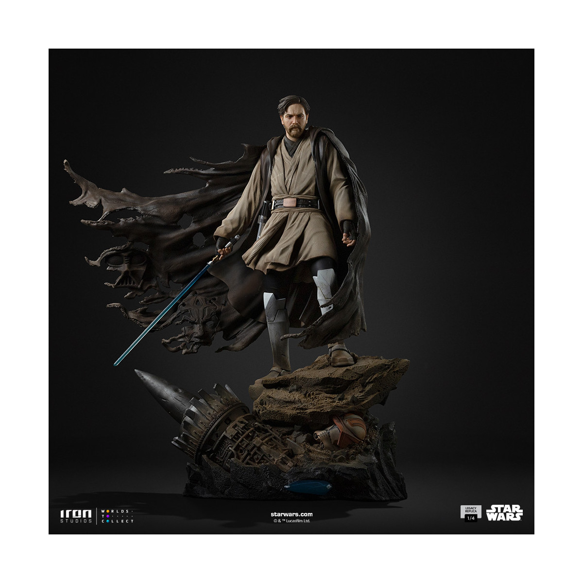 Iron Studios Star Wars - Obi-Wan Kenobi Legacy Replica 1/4 Signature