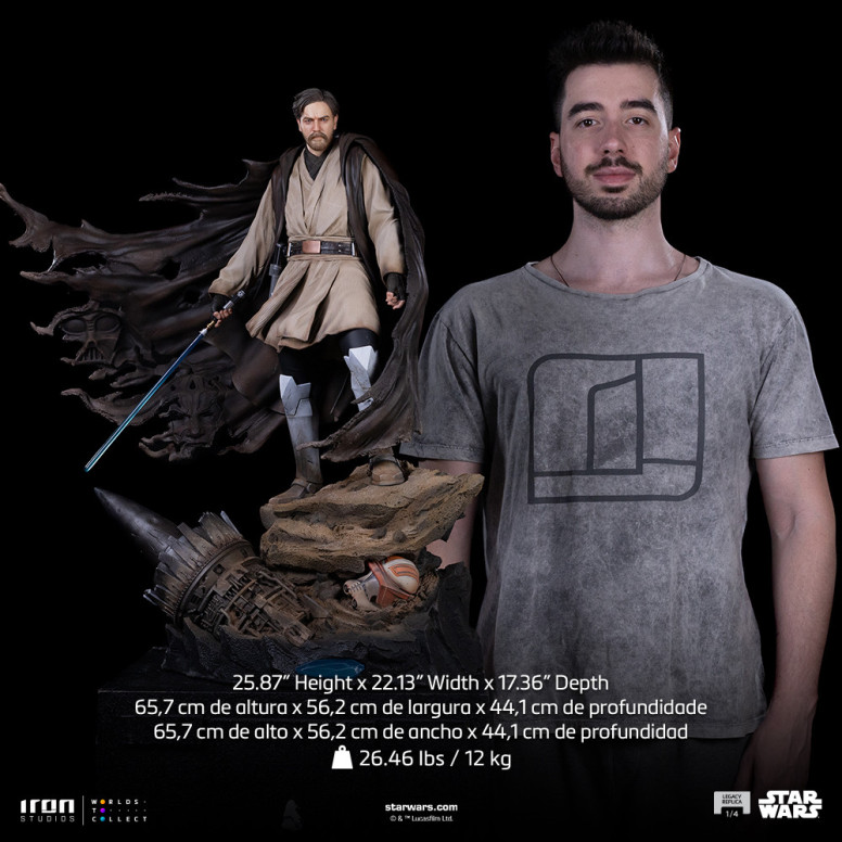 Iron Studios Star Wars - Obi-Wan Kenobi Legacy Replica 1/4 Signature