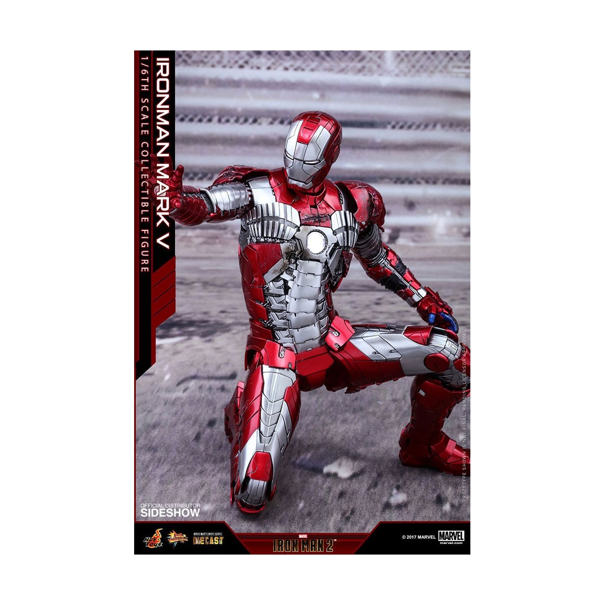 Hot Toys Iron Man Mark V Movie Masterpiece Diecast 1/6