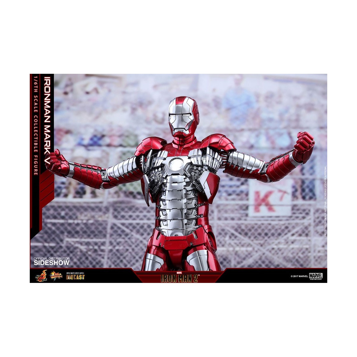 Hot Toys Iron Man Mark V Movie Masterpiece Diecast 1/6