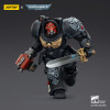 JoyToy Space Marines - Black Templars -Terminator 1 with Power Sword and Storm Bolter 1/18 - Warhammer 40K