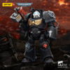 JoyToy Space Marines - Black Templars -Terminator 2 with Power Fist and Storm Bolter 1/18 - Warhammer 40K