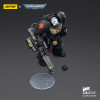 JoyToy Space Marines - Black Templars - Terminator 3 with Power Fist and Assault Cannon 1/18 - Warhammer 40K