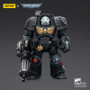 JoyToy Space Marines - Black Templars - Terminator 3 with Power Fist and Assault Cannon 1/18 - Warhammer 40K