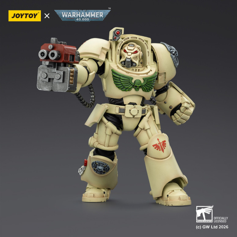 JoyToy Space Marines - Dark Angels - Deathwing Terminator 2 with Power Fist and Storm Bolter 1/18 - Warhammer 40k