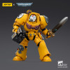 JoyToy Space Marines - Imperial Fists - Terminator 1 with Power Sword and Storm Bolter 1/18 - Warhammer 40k