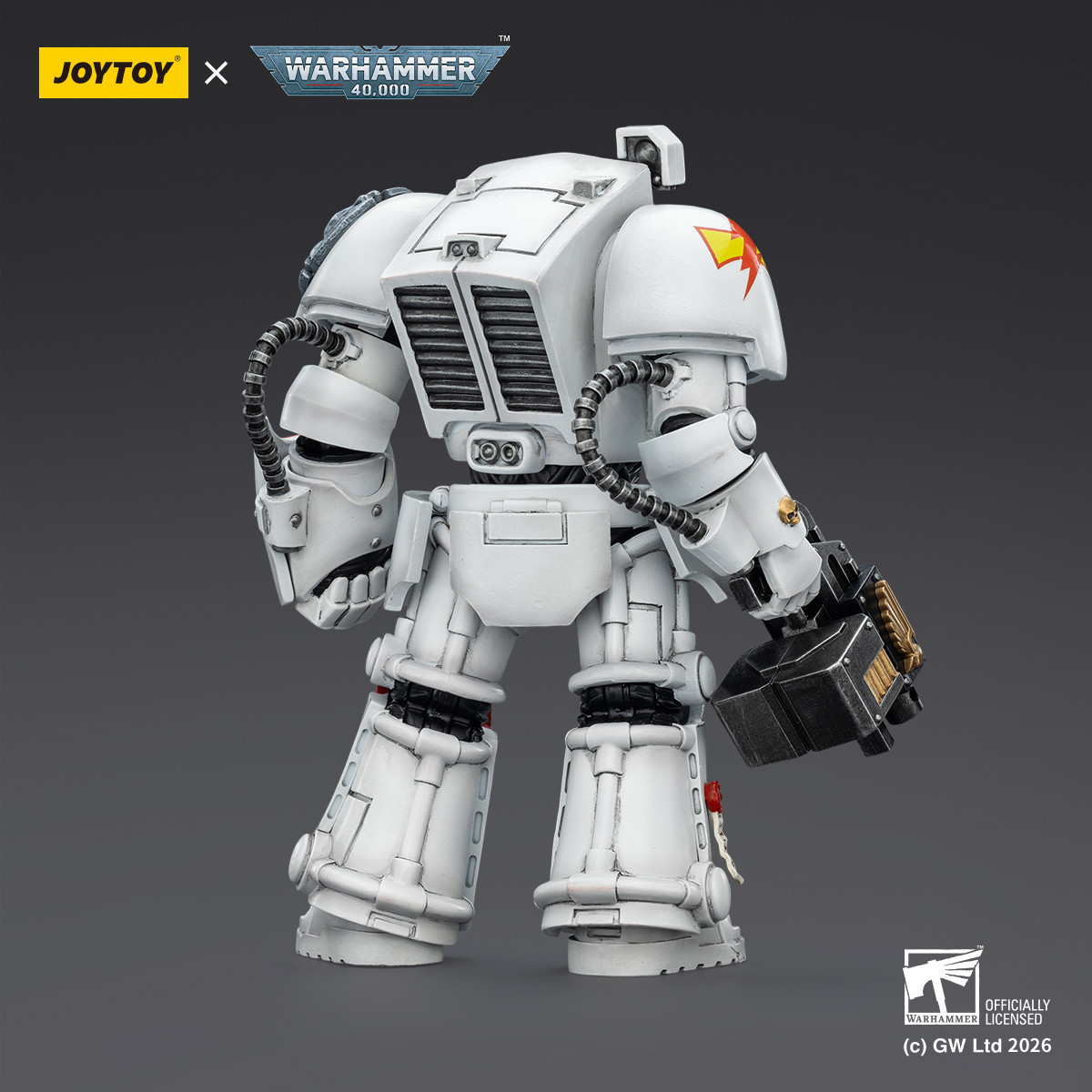 JoyToy Space Marines - White Scars - Terminator 2 with Power Fist and Storm Bolter 1/18 - Warhammer 40k