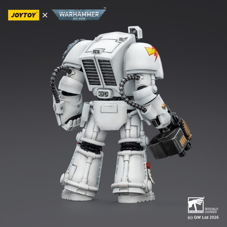 JoyToy Space Marines - White Scars - Terminator 2 with Power Fist and Storm Bolter 1/18 - Warhammer 40k