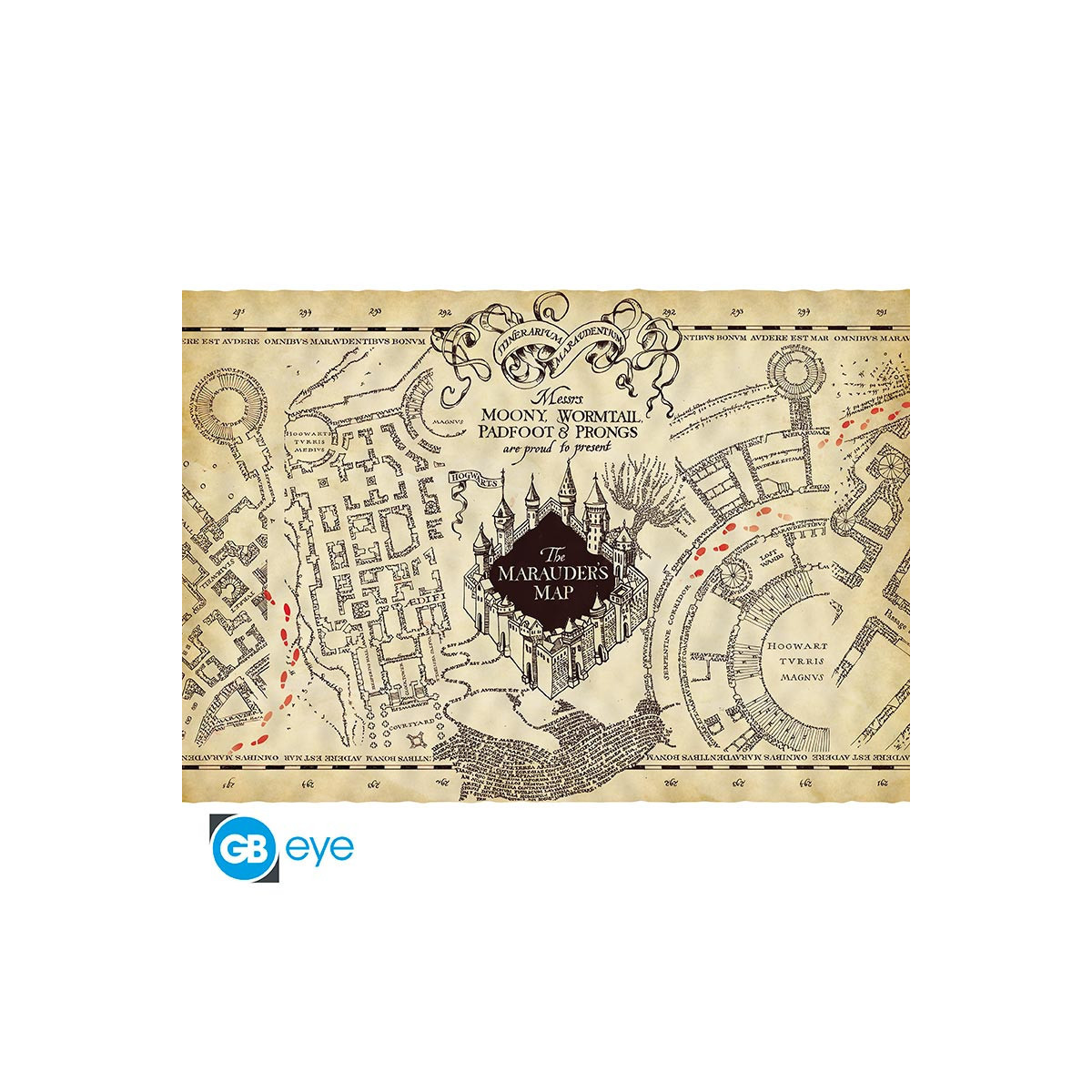 ABYstyle - HARRY POTTER Poster Pergament Karte des Marodeurs