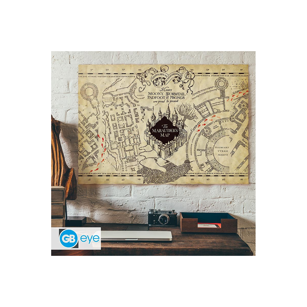 ABYstyle - HARRY POTTER Poster Pergament Karte des Marodeurs