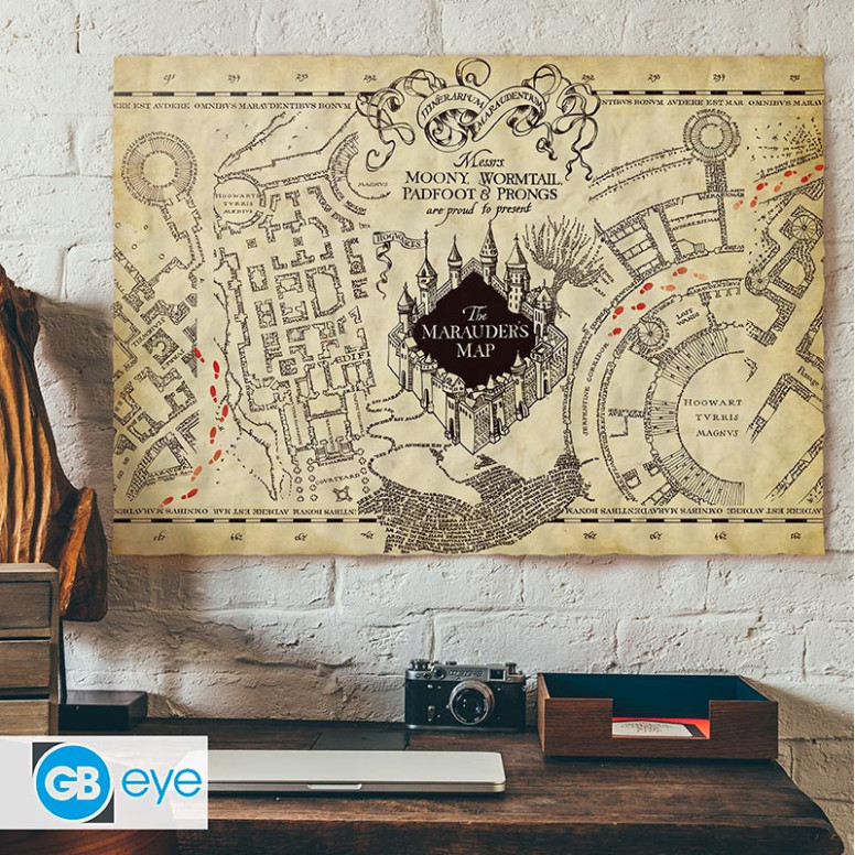 ABYstyle - HARRY POTTER Poster Pergament Karte des Marodeurs