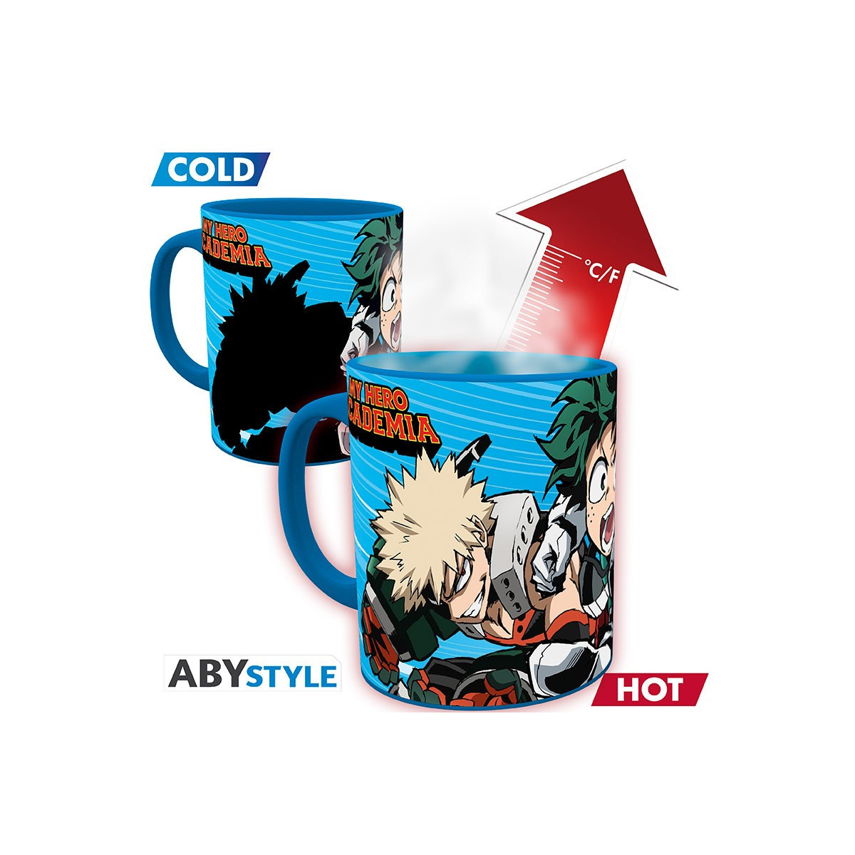 ABYstyle - My Hero Academia - Thermo-reaktiver Becher 320 ml - Held