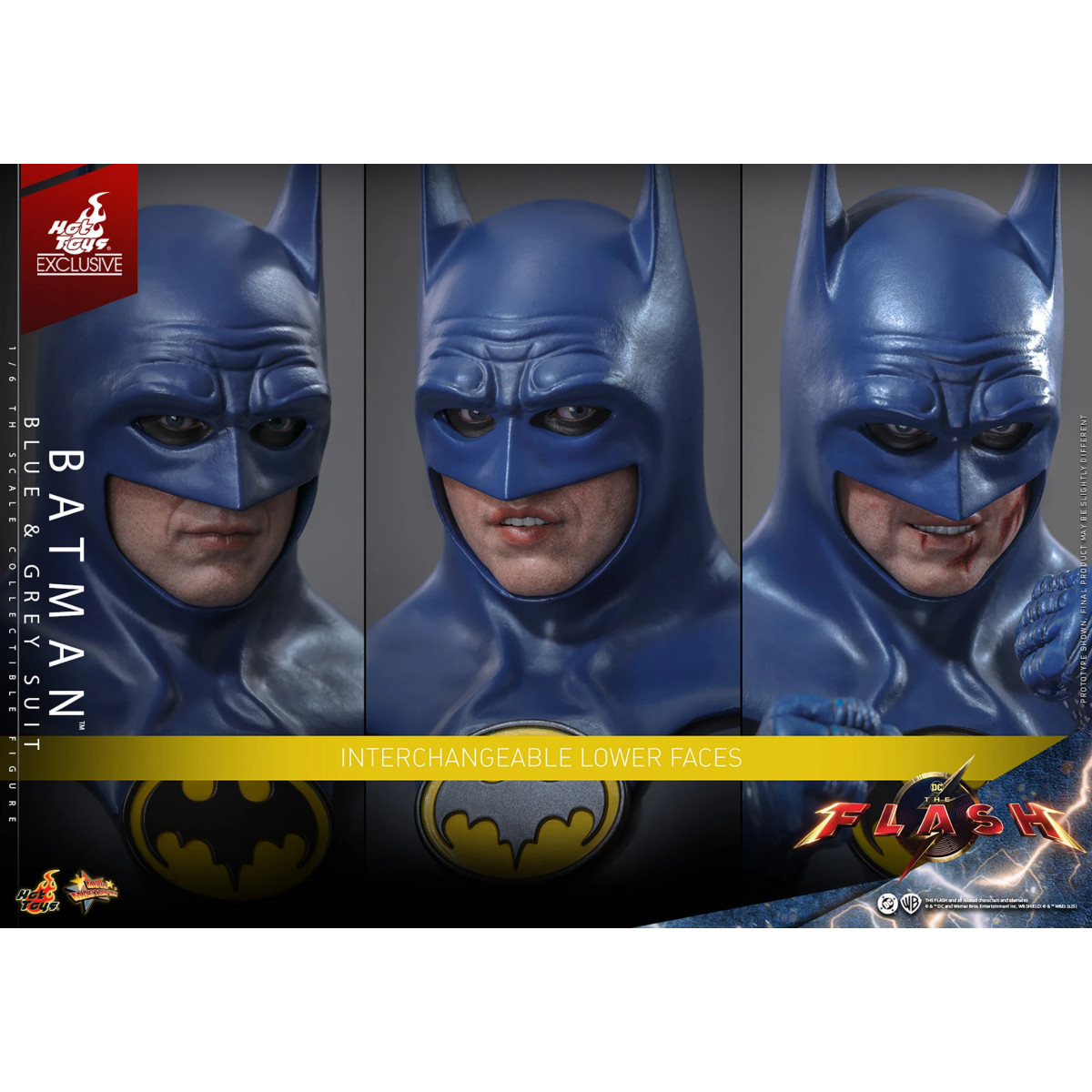 Hot Toys - Batman (Blue & grey Suit) Movie Masterpiece 1/6 The The Flash - Hot Toys Exclusive