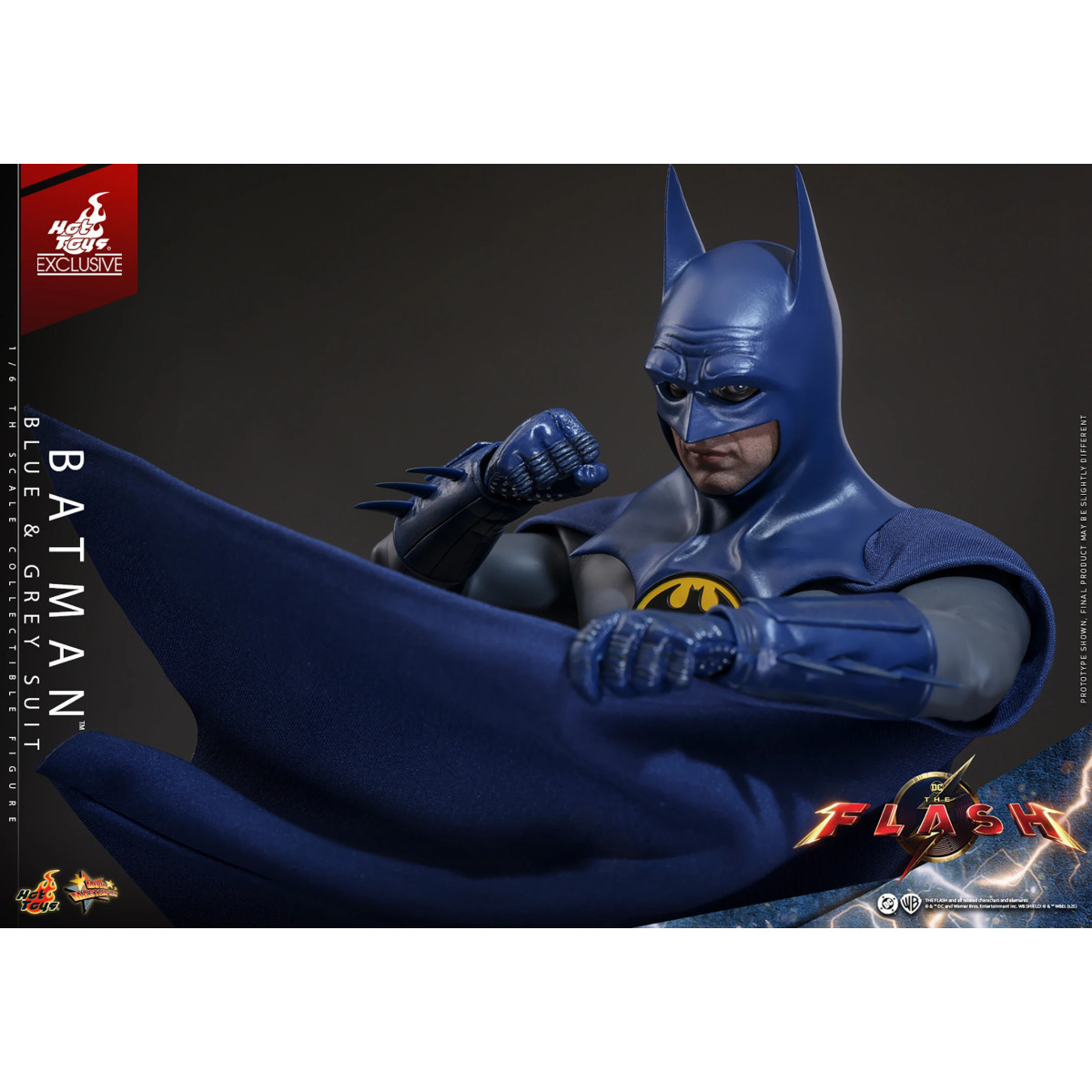 Hot Toys - Batman (Blue & grey Suit) Movie Masterpiece 1/6 The The Flash - Hot Toys Exclusive