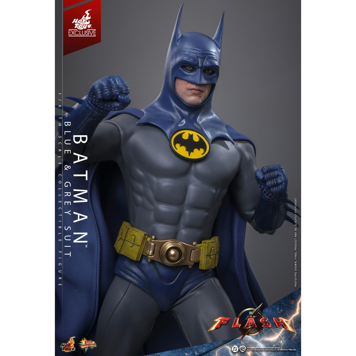 Hot Toys - Batman (Blue & grey Suit) Movie Masterpiece 1/6 The The Flash - Hot Toys Exclusive
