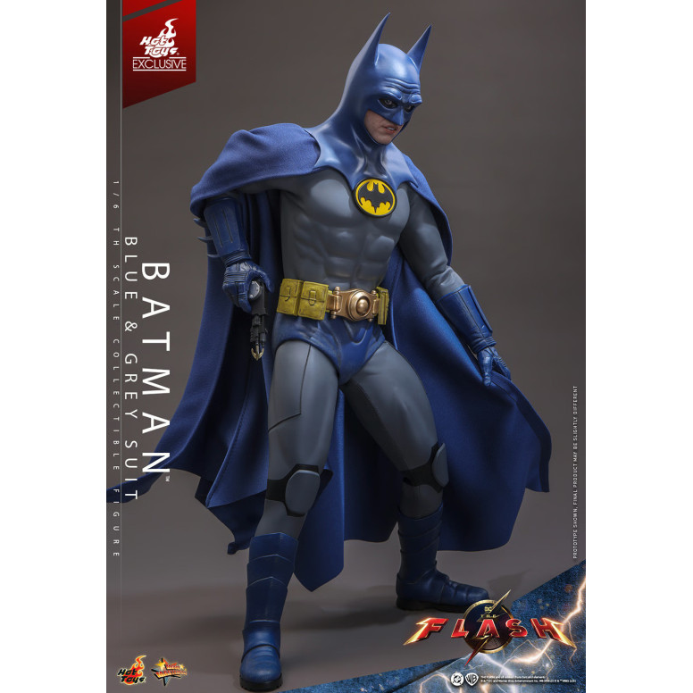 Hot Toys - Batman (Blue & grey Suit) Movie Masterpiece 1/6 The The Flash - Hot Toys Exclusive