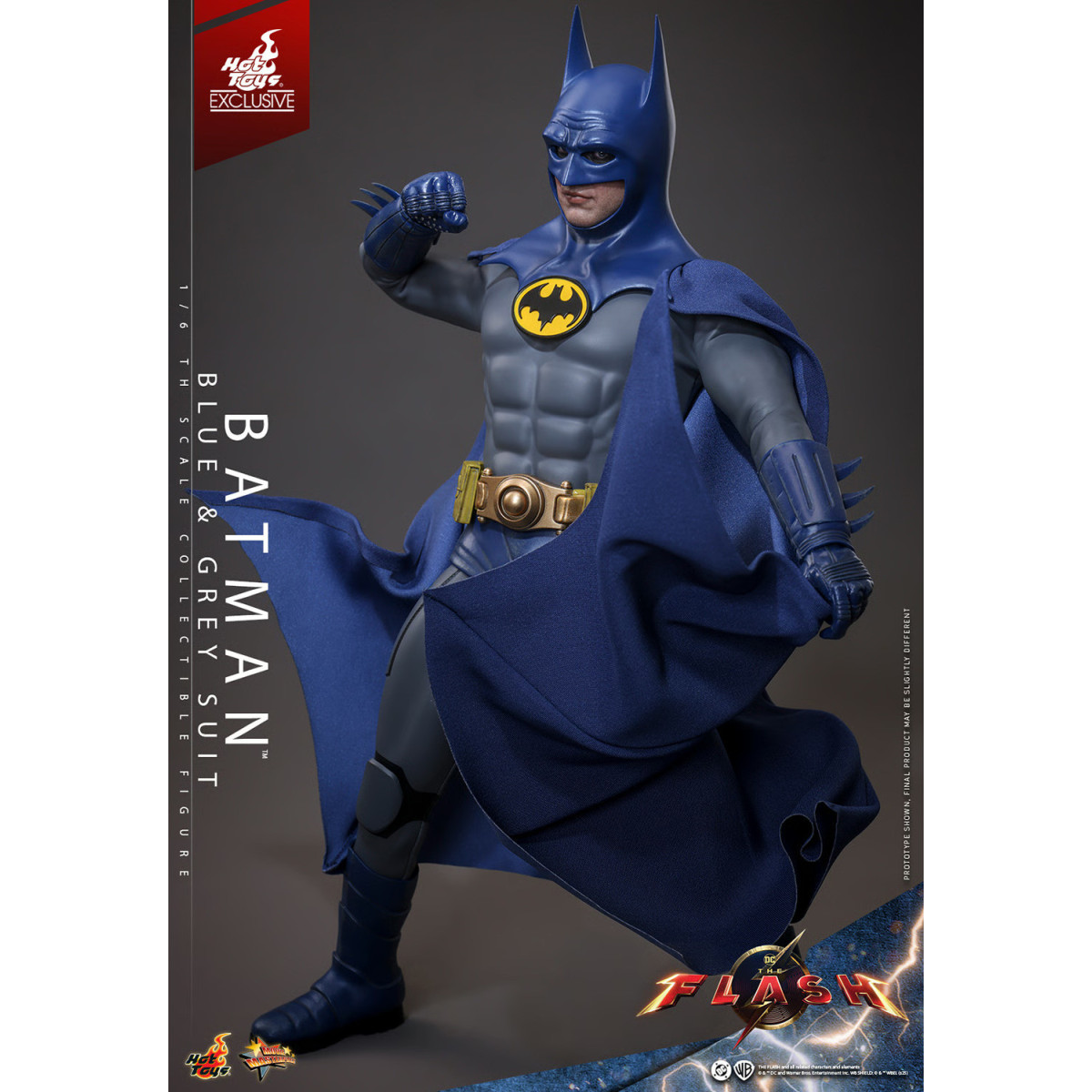 Hot Toys - Batman (Blue & grey Suit) Movie Masterpiece 1/6 The The Flash - Hot Toys Exclusive