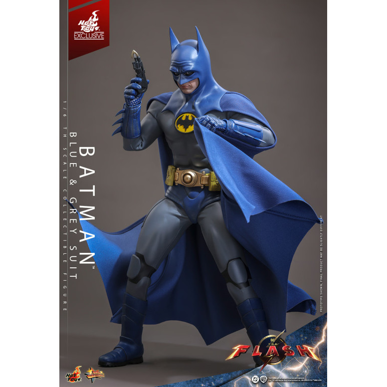 Hot Toys - Batman (Blue & grey Suit) Movie Masterpiece 1/6 The The Flash - Hot Toys Exclusive