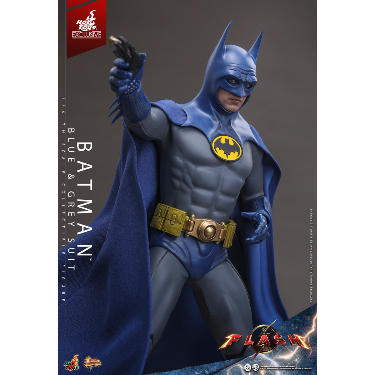 Hot Toys - Batman (Blue & grey Suit) Movie Masterpiece 1/6 The The Flash - Hot Toys Exclusive