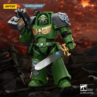JoyToy Space Marines - Salamanders - Terminator 1 with Power Sword and Storm Bolter 1/18 - Warhammer 40k