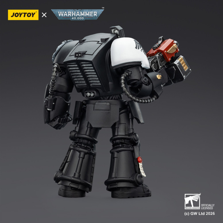 JoyToy Space Marines - Raven Guard - Terminator 2 with Power Fist and Storm Bolter 1/18 - Warhammer 40k