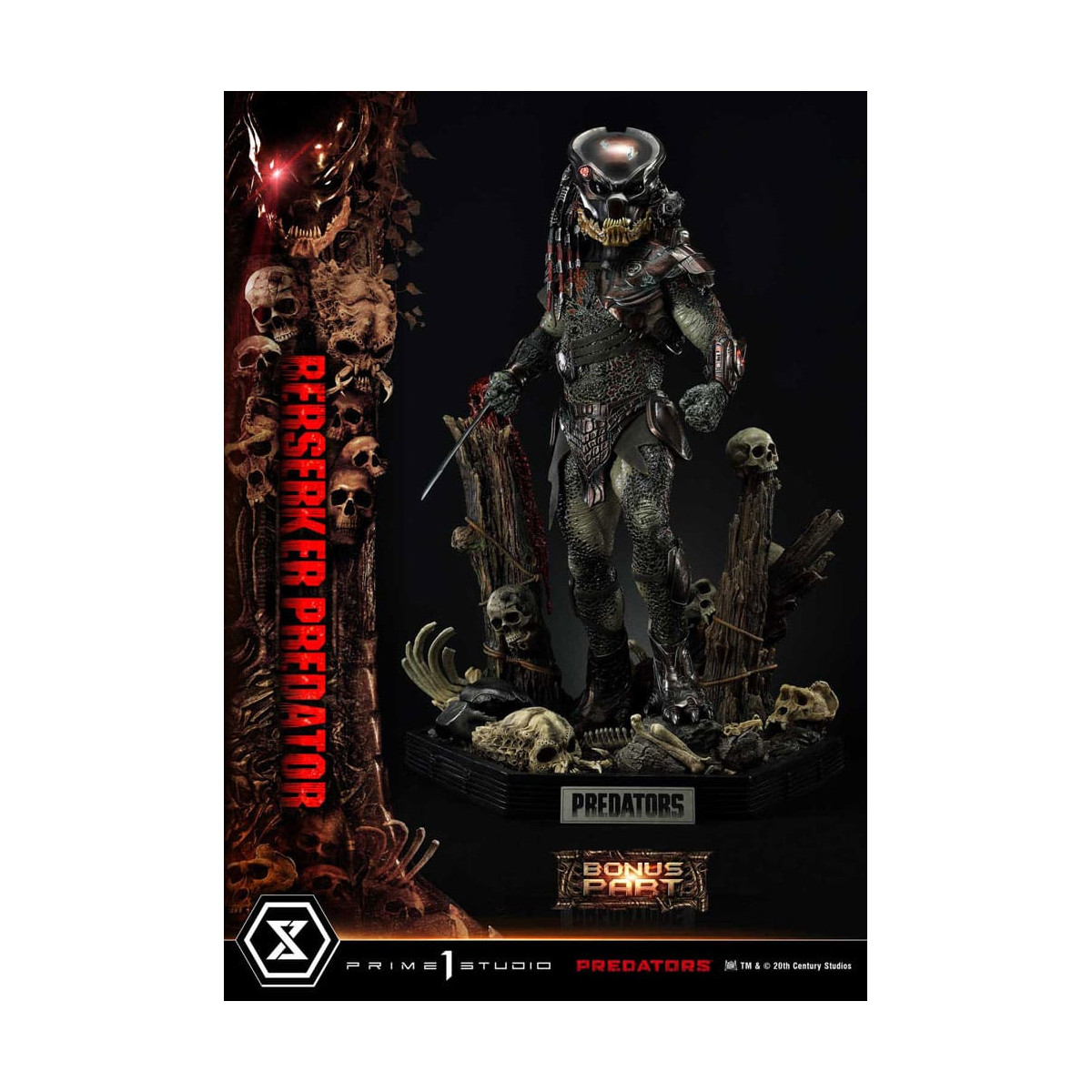 Prime 1 Studio - Predators - Berserker Predator Deluxe Bonus Version Premium Masterline Series 1/3