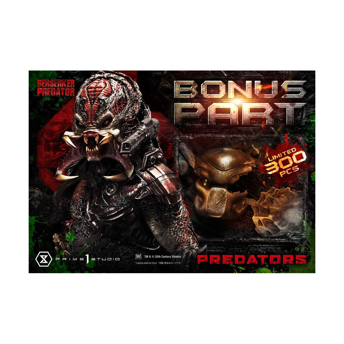 Prime 1 Studio - Predators - Berserker Predator Deluxe Bonus Version Premium Masterline Series 1/3