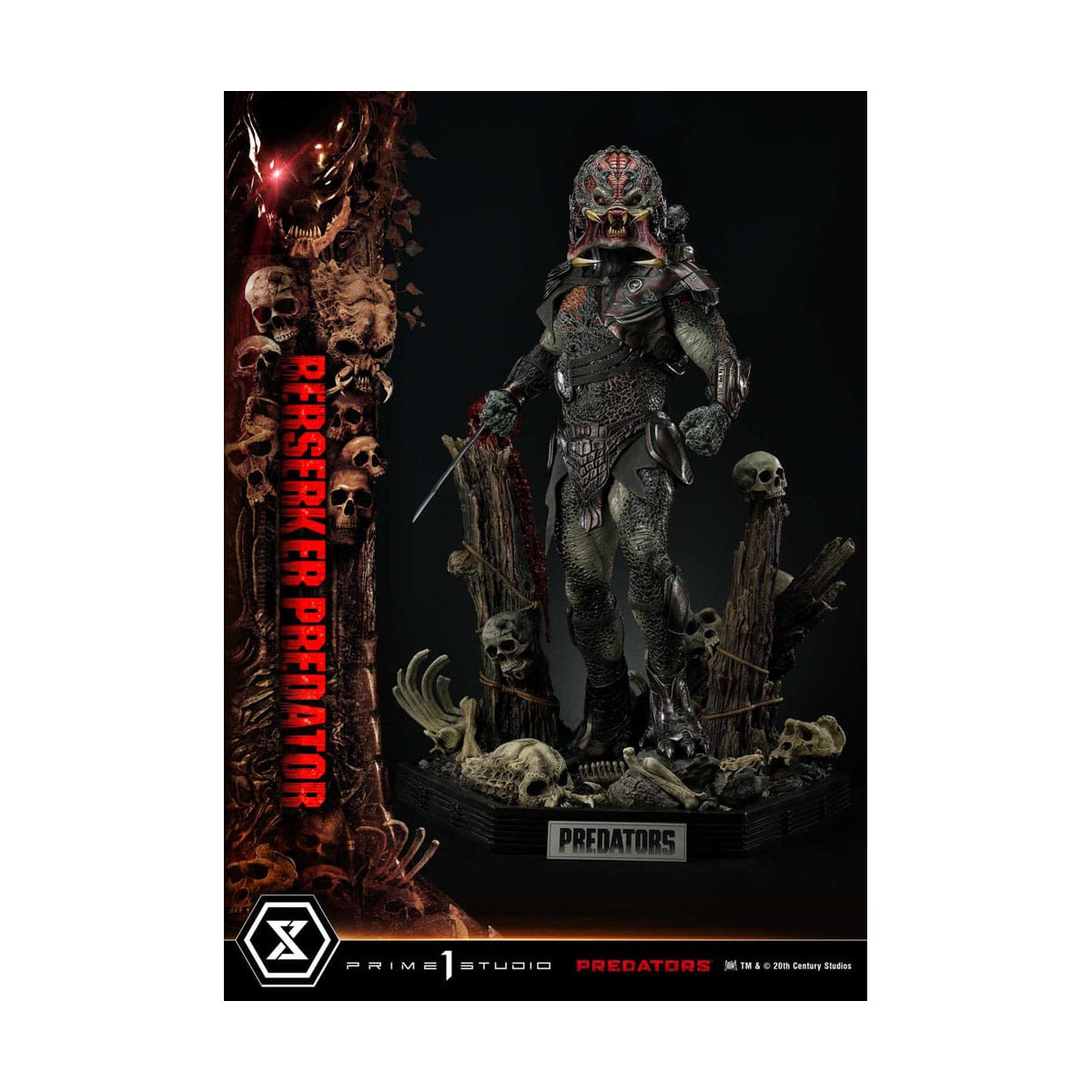 Prime 1 Studio - Predators - Berserker Predator Deluxe Bonus Version Premium Masterline Series 1/3