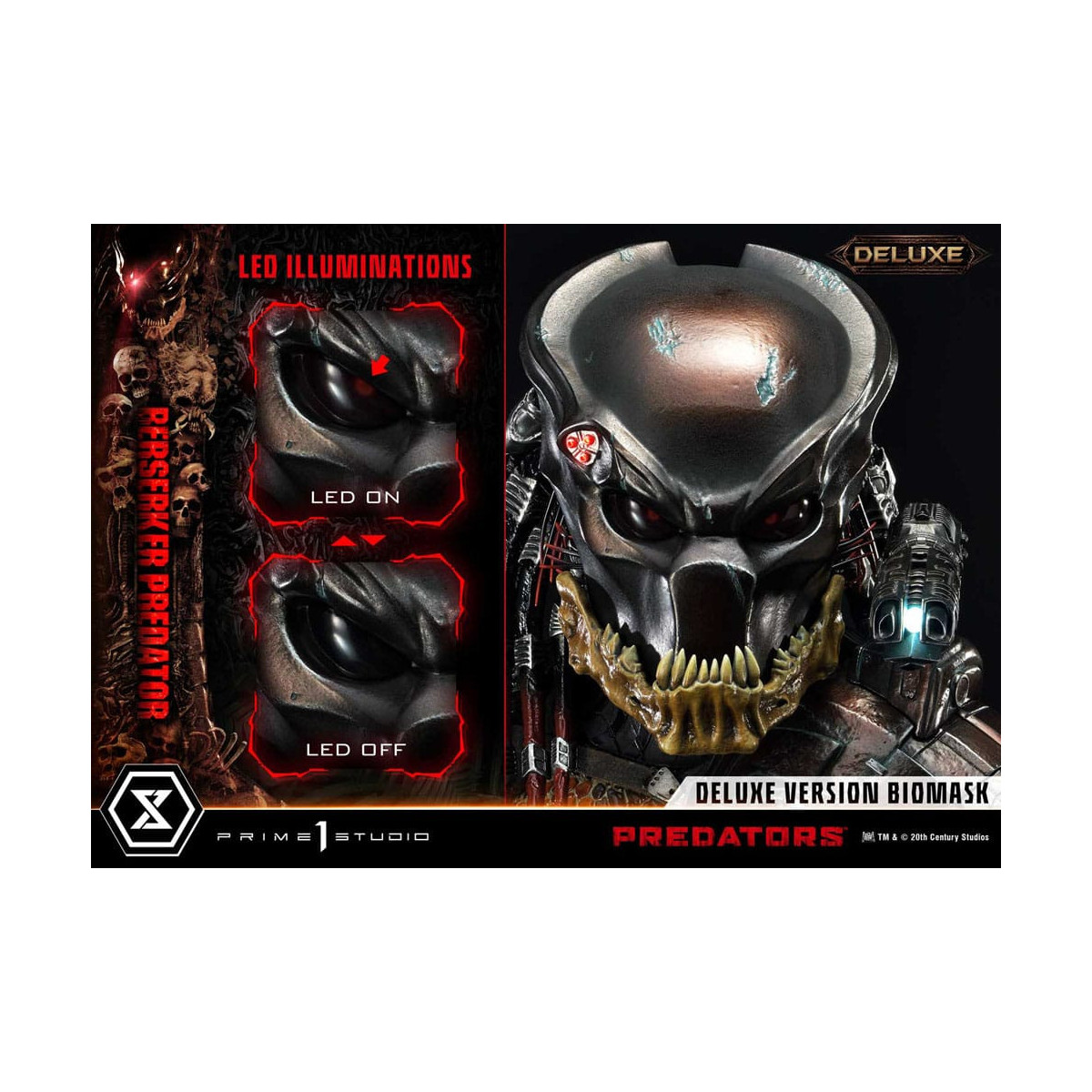 Prime 1 Studio - Predators - Berserker Predator Deluxe Bonus Version Premium Masterline Series 1/3