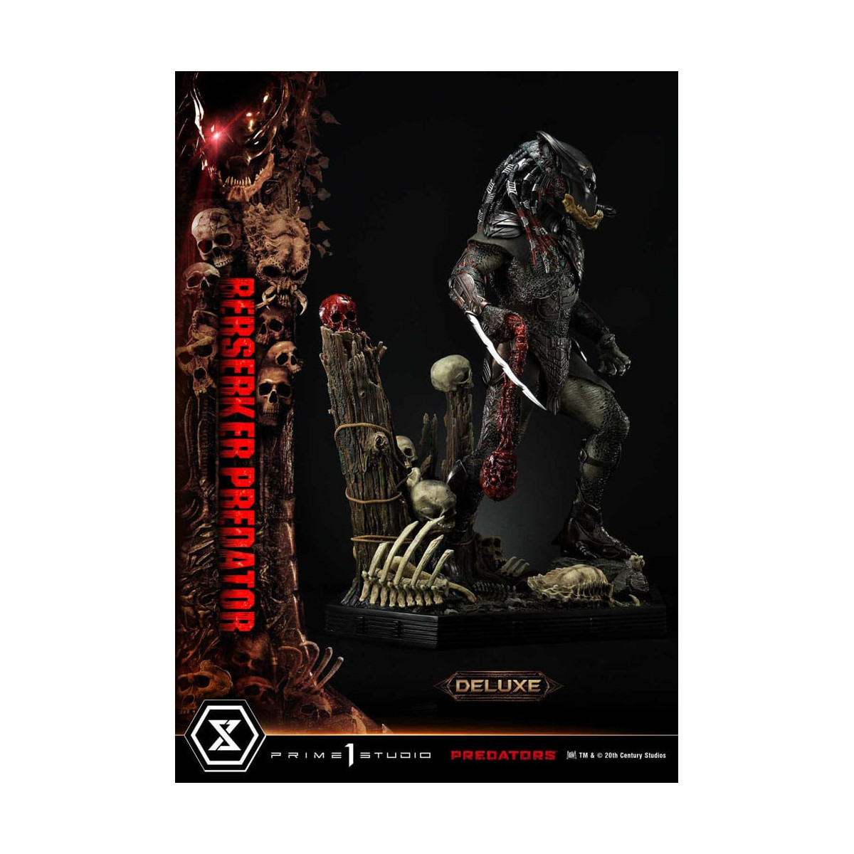 Prime 1 Studio - Predators - Berserker Predator Deluxe Bonus Version Premium Masterline Series 1/3