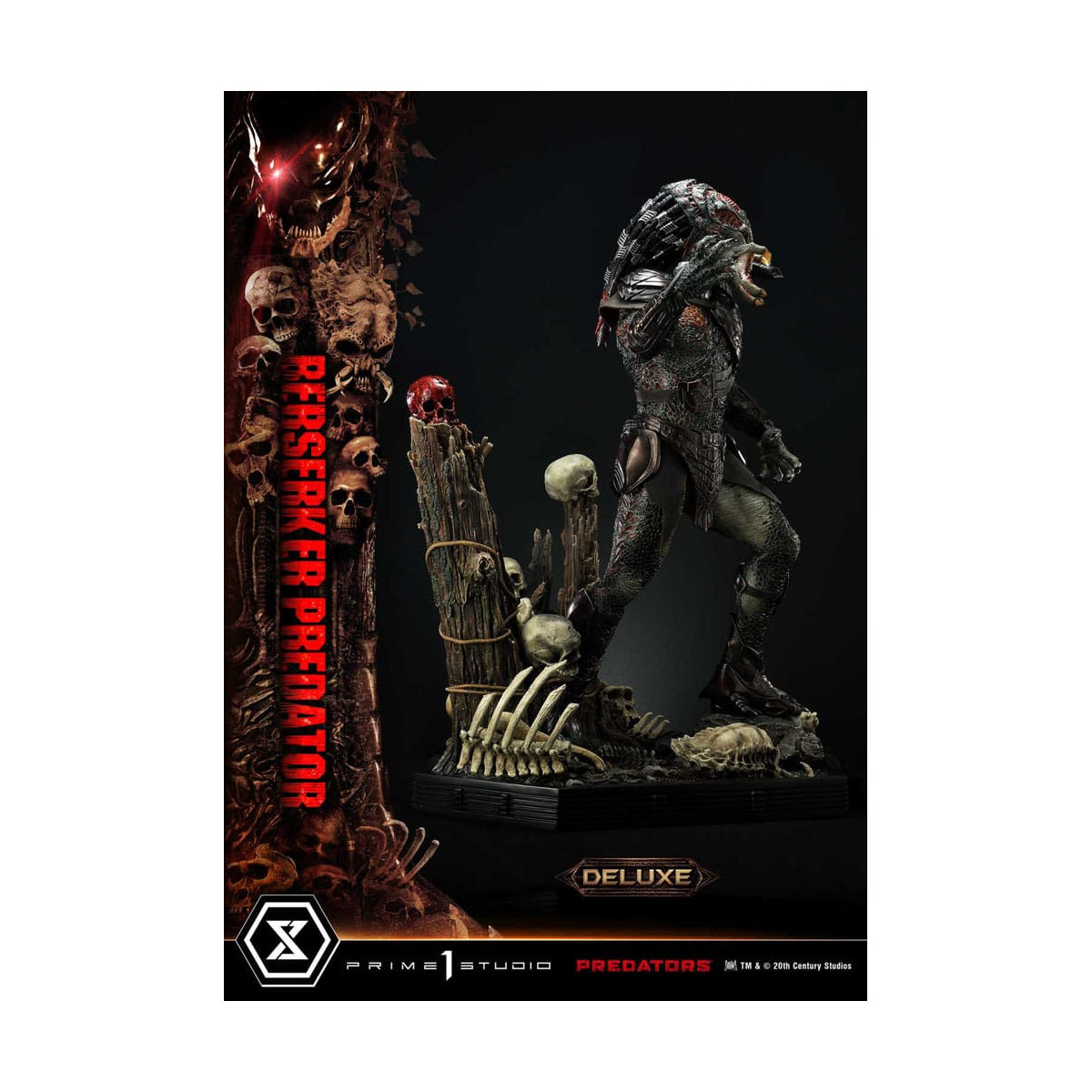 Prime 1 Studio - Predators - Berserker Predator Deluxe Bonus Version Premium Masterline Series 1/3