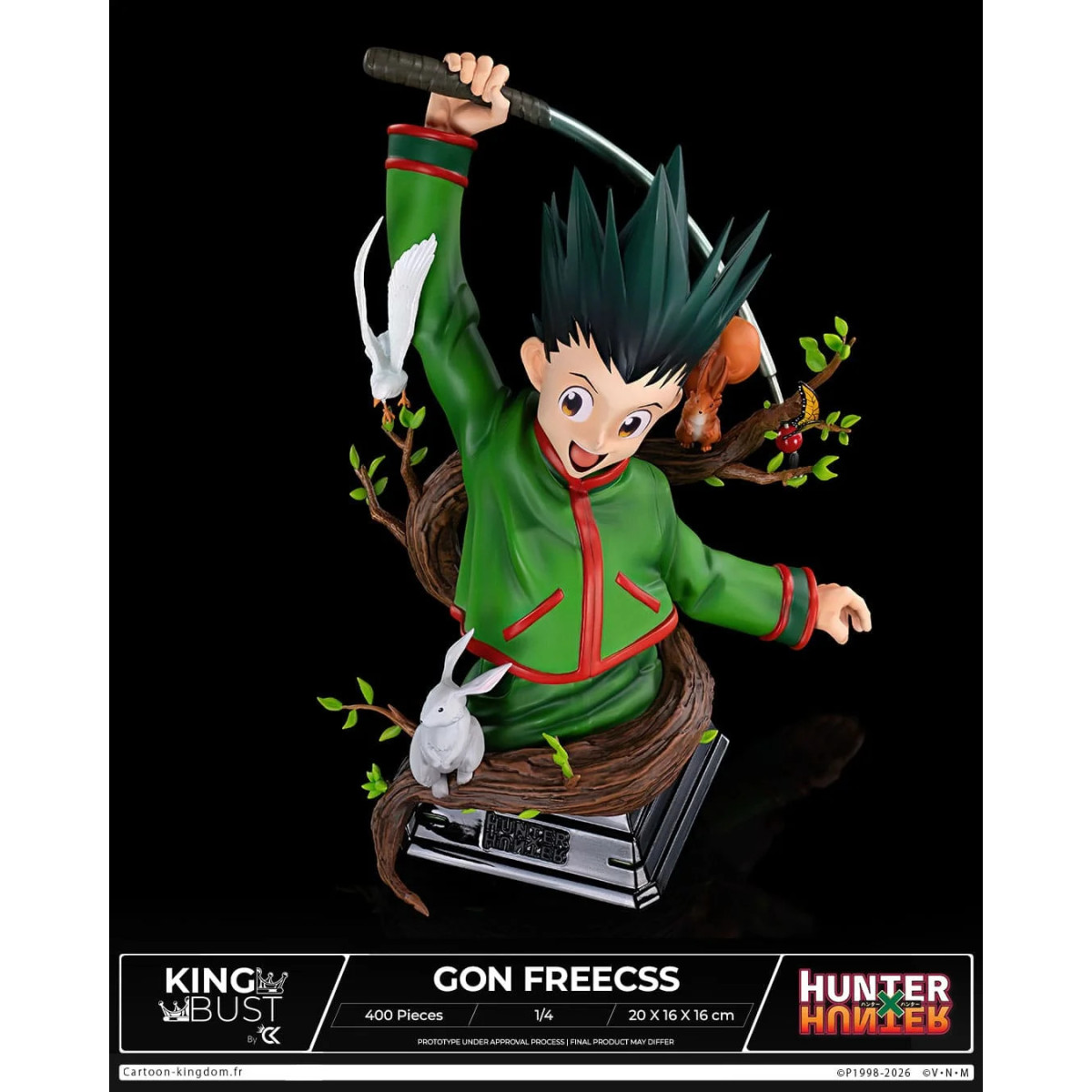 Cartoon Kingdom - King Bust Gon Freecss 1/4 - Hunter × Hunter - Limited Edition
