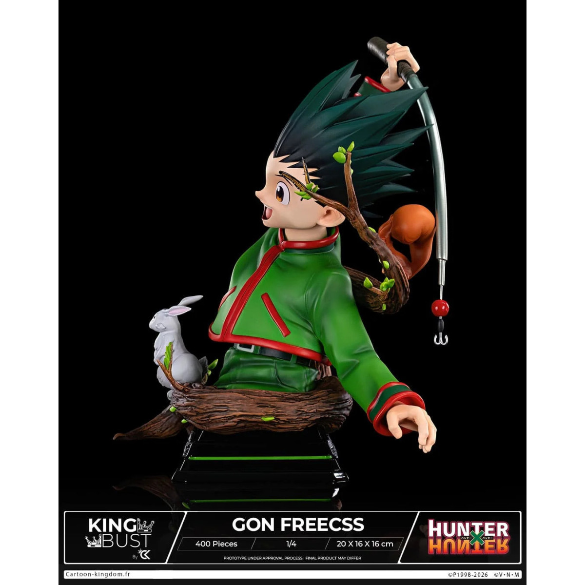 Cartoon Kingdom - King Bust Gon Freecss 1/4 - Hunter × Hunter - Limited Edition