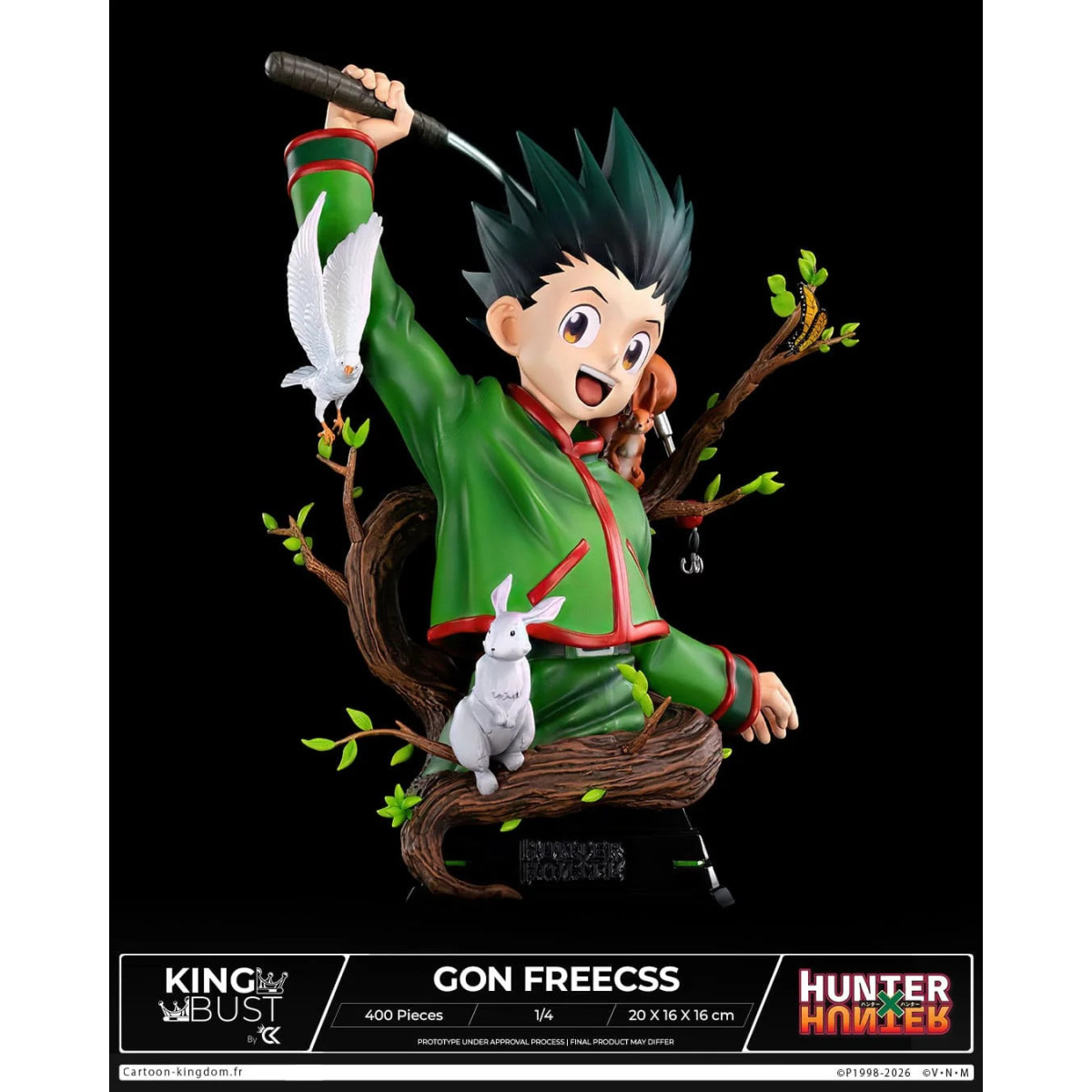 Cartoon Kingdom - King Bust Gon Freecss 1/4 - Hunter × Hunter - Limited Edition